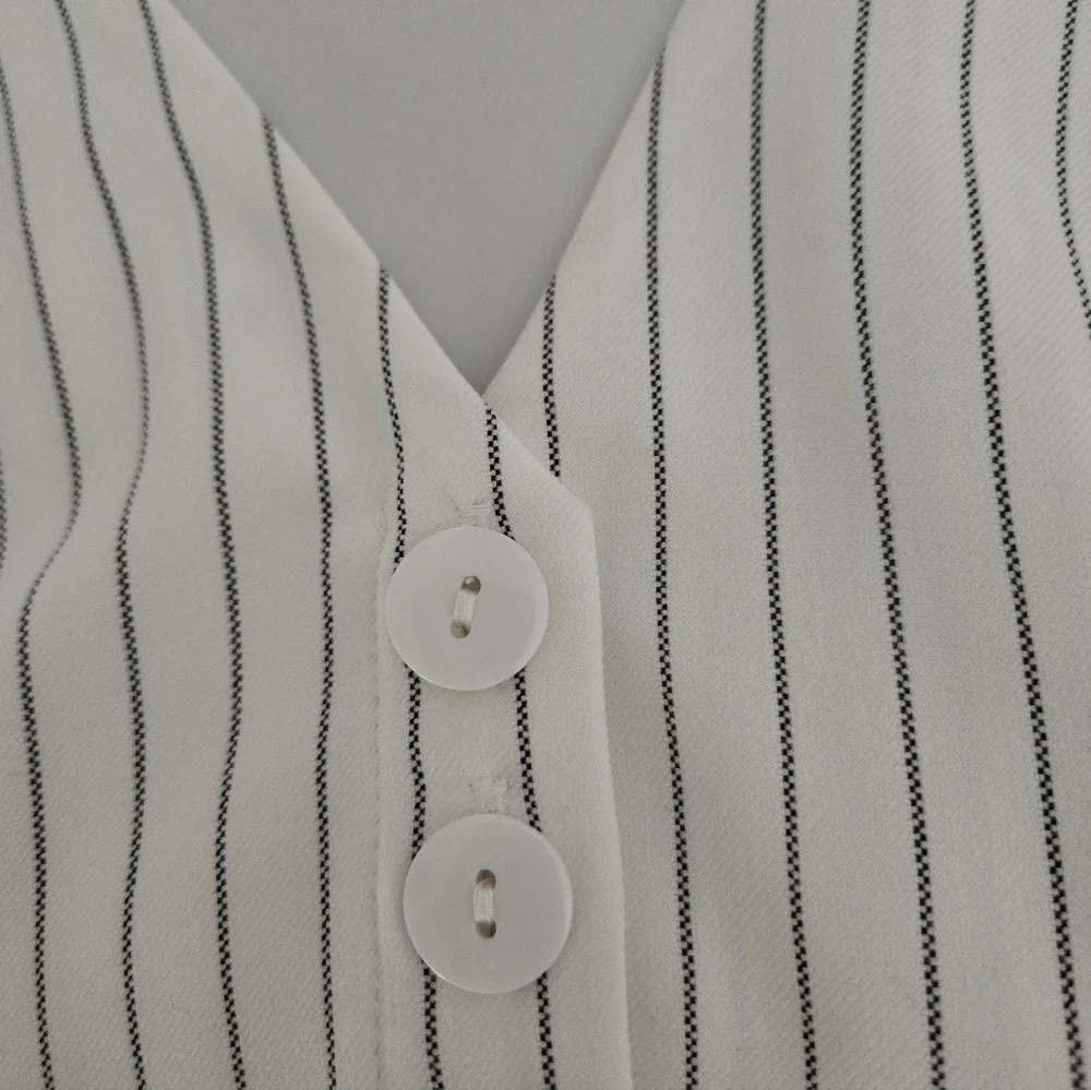NWT  Anthropologie Pinstripe Halter Vest